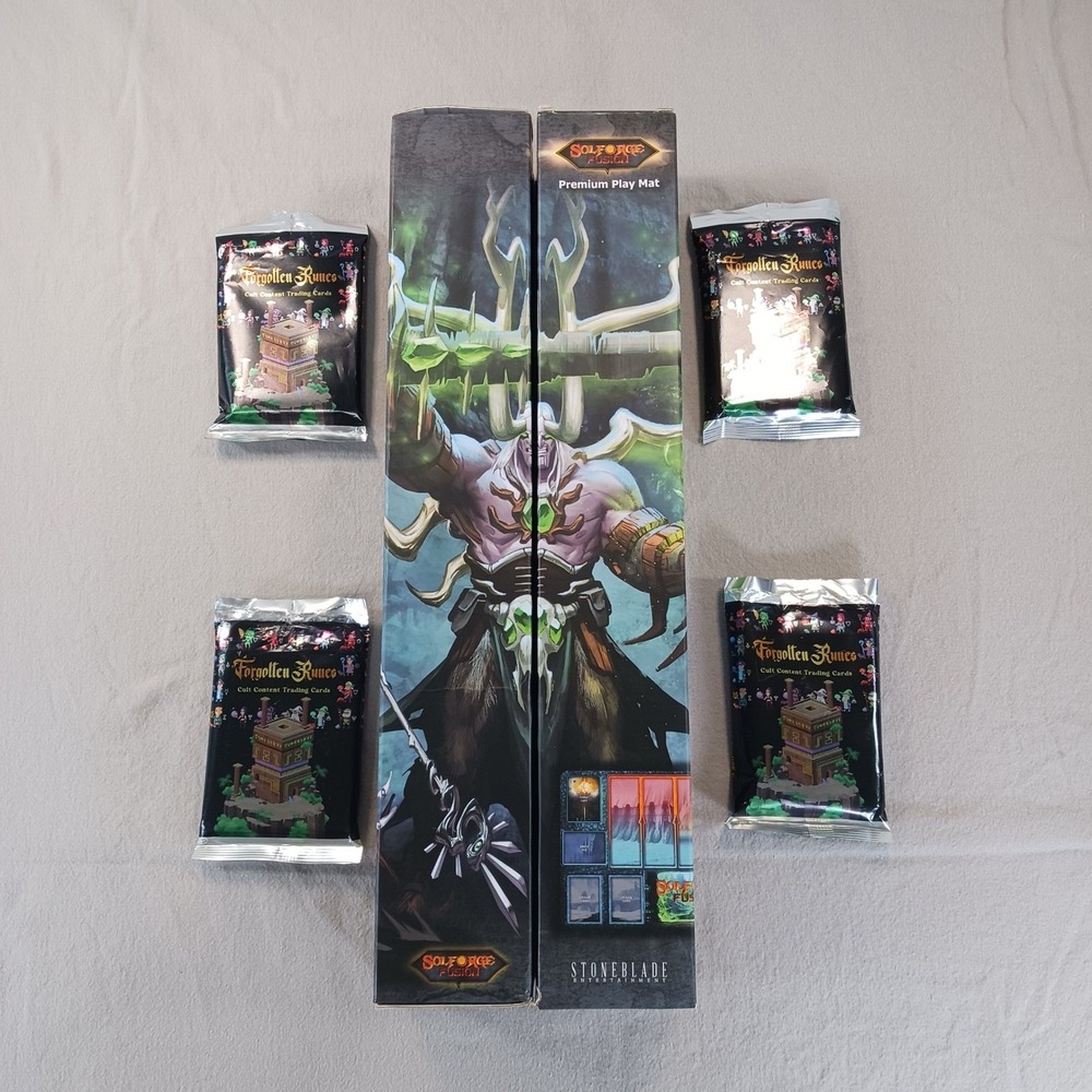 Soulforge Fusion Premium Play Mats (two) Forgotten Runes Trading Cards